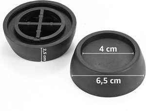 Coussinets anti-vibration antidérapants de qualité supérieure pour laveuse, sécheuse, stabilisateur, commande par correspondance, emballage inclus - Product Image 3