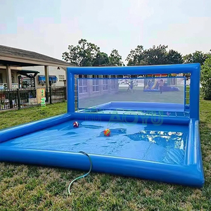 AOYU personalizado Rectangular inflable sobre el suelo soplar voleibol natación jugar piscina en el patio familiar para la venta - Product Image 1