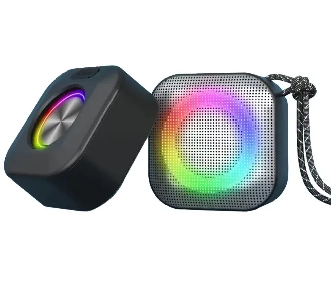 Sıcak satış açık taşınabilir Mini hoparlör kablosuz mavi diş LED FM radyo ile kamp 5.0 için ev sinema hoparlörü hoparlörler