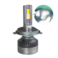 Pièces et accessoires automobiles, éclairage automobile, phare LED à 3 tubes en cuivre, 220W, 6000K, lumière de voiture, ampoule de phare H4 6000K, ampoules LED pour voiture