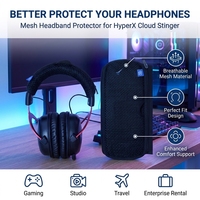 Upgrade Premium pengganti Cloud Stinger ukuran 240*100mm Headband Cover kompatibel dengan Kingston HyperX Cloud Stinger Headset