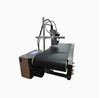 Impresora de Inyección de Tinta Industrial de Escritorio con Pantalla Táctil, Máquina de Impresión de Logotipos en Mascarillas con Cinta Transportadora