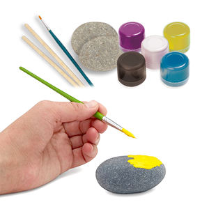 DIY eğitim Diy oyuncak seti taş boyama Mini kaya sanat boyama kiti çocuklar için - Product Image 2