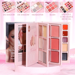 Julystar Fashion 5 en 1 LIVRE DE MAQUILLAGE Design innovant en forme de livre à cinq couches - un seul livre complète votre look de maquillage - Product Image 5