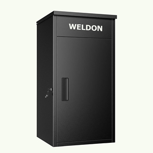 Boîte de livraison de <span class=keywords><strong>colis</strong></span> postaux antivol autoportante personnalisée, boîte de coursier élégante, boîte aux lettres étanche en acier galvanisé pour bureau - Product Image 1
