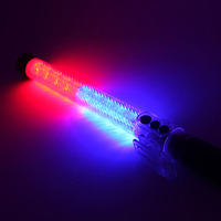 Bâton de signalisation routière LED rechargeable de haute qualité, protection IP65, son d'avertissement, lampe torche stroboscopique portative en plastique