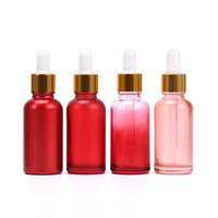 Leere Kosmetikbehälter 5ml 10ml 30ml 50ml 100ml Bunte Glasflaschen für Ätherische Öle mit Verschiedenen Deckeln für Öl, Toner, Lotion