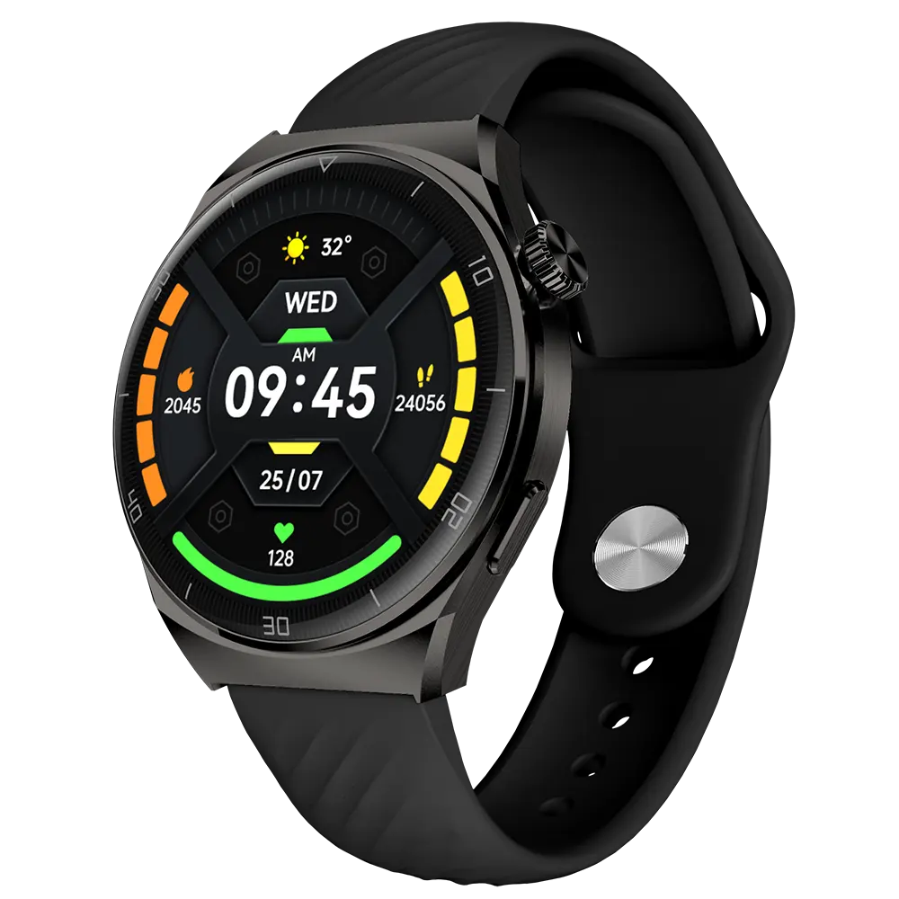 2024 high quality AMOLED 1.43 466*466 round bluetooth call Wireless charging smartwatch touch screen for men waterproof
