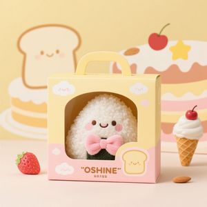 Emballage cadeau en <span class=keywords><strong>carton</strong></span> pliable personnalisé avec impression offset et fenêtre en éponge colorée en matériaux recyclés pour poupées en peluche figurines d'<span class=keywords><strong>action</strong></span> - Product Image 2