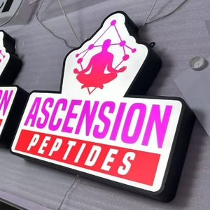 Cá nhân 3D <span class=keywords><strong>New</strong></span> LED Acrylic Hộp đèn tùy chỉnh đèn cà phê cửa hàng dấu hiệu cửa hàng quảng cáo signages - Product Image 2