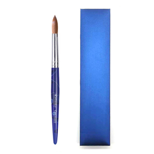 Pinceau à ongles en acrylique à manche bleu, design classique haut de gamme, tailles personnalisables, poils Kolinsky, pinceau pour poudre acrylique de salon de manucure - Product Image 5