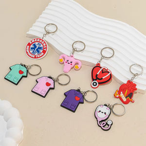 Llavero de Dibujos Animados Personalizado, Llavero con Logotipo Personalizado, Recuerdo, Llavero de PVC Suave, Serie Médica, Colgante con Logotipo - Product Image 6