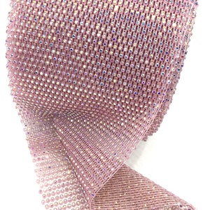 S265 hotsale đàn hồi căng <span class=keywords><strong>Rhinestone</strong></span> vải lưới cho DIY strass <span class=keywords><strong>Rhinestone</strong></span> lưới cuộn cho phụ kiện may mặc - Product Image 2