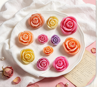 Moule en silicone multi-cavités en forme de rose, moule 3D à 4/6/9 cavités pour la pâtisserie, le fondant, le chocolat, la cire et le savon artisanal