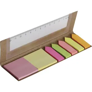 Ensemble de marque-pages avec règle, merchandising durable - Product Image 1