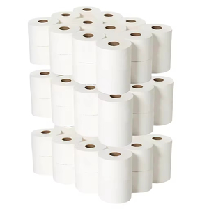 Papier toilette 3 plis en pâte de bois vierge, rouleau de tissu doux pour hôtel et usage domestique |   Logo personnalisé OEM - Product Image 2