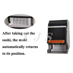 Máquina de corte de rollo eléctrica comercial de alta velocidad 8/10/12 piezas automática <span class=keywords><strong>Maki</strong></span>/Futomaki/Hosomaki/Uramaki Sushi California - Product Image 5