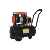 Dernier Modèle Compresseur d'Air Portable Silencieux et Sans Huile 30L 138L/min avec Moteur 220V Type Piston Refroidi par Air pour Gaz CO2