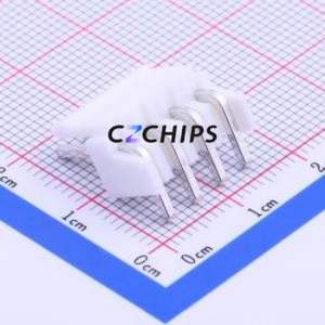 S4P-VH(LF)(SN) Wire-to-Board Pin Header Bent Lead Through Hole,P=3.96mm Connector 1x4P 3.96mm Right Angle Insert VH - Product Image 2