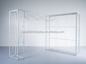 Xách tay 10*10 ft <span class=keywords><strong>pop</strong></span>-<span class=keywords><strong>up</strong></span> nhôm Kệ trưng bày đứng triển lãm thương mại gian hàng với vòm nội bộ kệ - Product Image 6