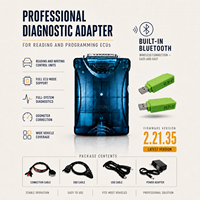 Adaptateur de diagnostic SM2 PRO J2534 Bluetooth OBD2, programmeur ECU, scanner de diagnostic automobile pour la lecture et la programmation de l'ECU