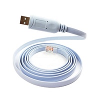 Cable de Consola USB Serial RS232 a RJ45 Personalizado de 1M/2M/3M/5M con Chip FTDI y Conductores de Cobre Puro para Computadora e Impresora
