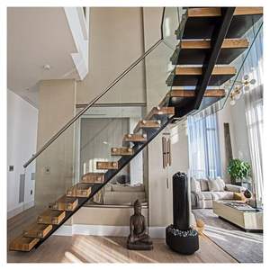 <span class=keywords><strong>Escalier</strong></span> Prima en matériaux mixtes <span class=keywords><strong>bois</strong></span>, verre, pierre, <span class=keywords><strong>métal</strong></span> : créez des escaliers au design unique et combiné - Product Image 3