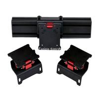 Support d'affichage en profilé aluminium pour simulateur de séchage de voiture, support pour affichage à trois écrans, simulateurs de cockpit de course en aluminium