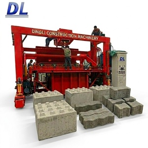 Machine mobile de pose de blocs de <span class=keywords><strong>béton</strong></span> pour blocs de construction <span class=keywords><strong>Lego</strong></span> |   Machine à fabriquer des blocs de barrières routières |   Coût de palette zéro - Product Image 1