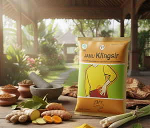 Mezcla Herbal Tradicional Indonesia JMK 7gr Klingsir proporciona cuidado herbal para ayudar a aliviar el dolor lumbar y refrescar el cuerpo - Product Image 1