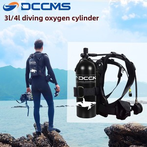 HY Sports Set Completo di Attrezzatura per Snorkeling in Lega di Alluminio 3L, Bombole di Ossigeno Subacquee Portatili, Strumento Speciale per Pesca e Immersioni - Product Image 2