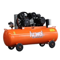 Compresseur d'air à courroie Lida, certifié CE, piston direct, portable, 4 kW, 10 bar, 270 L, compresseur d'air à entraînement par courroie fabriqué en Chine