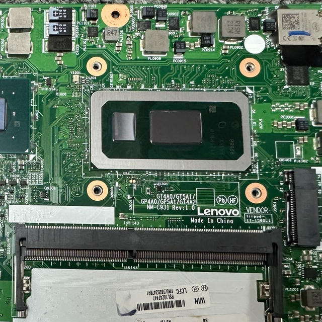 Laptop Motherboard for Lenovo Thinkpad T14 T15 Gen1 P14s Gen1 Nm-c391