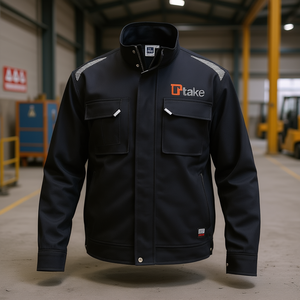 เสื้อแจ็คเก็ต Ttake รุ่นปกติ ไซส์ 2XL สีดำ ชุดทำงานเพื่อความปลอดภัย - Product Image 3