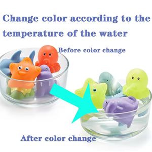 Jouets de bain pour bébés pour tout-petits Jouets de <span class=keywords><strong>piscine</strong></span> de plage d'été en plastique pour 6 9 12 18 mois Garçons et filles 1 2 3 ans - Product Image 5