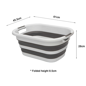 <span class=keywords><strong>Panier</strong></span> de rangement pliable en <span class=keywords><strong>plastique</strong></span> personnalisé 40L, design pliable, écologique, piscine pour <span class=keywords><strong>chien</strong></span> pour utilisation en salle de bain - Product Image 2