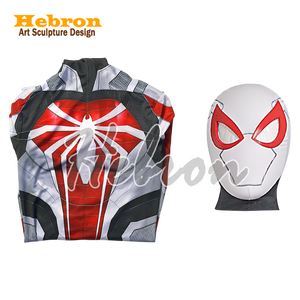ชุดคอสเพลย์สไปเดอร์แมนสีขาวแบบกำหนดเองสำหรับ PS4 สำหรับผู้ใหญ่ สำหรับงานแสดงภาพยนตร์ ทีวี ฮาโลวีน - Product Image 6