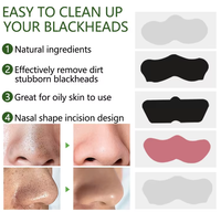 Patchs pour le nez Beauty Glazed Strips contre les points noirs, masque pour le nez contre les points noirs, éliminateur d'acné, éliminateur de points noirs, patchs pour le nez pour éliminer les points noirs