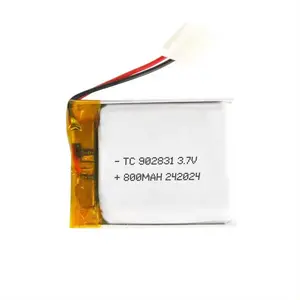 Li-ion Polymer Rechargeable 3.7v Li Ion Battery 900mah 3.33wh 3.7 Volt Lithium Ion Li Polymer Battery 403759 383450 902831