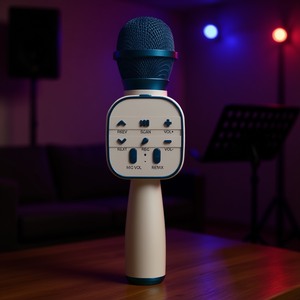 <b>Bluetooth</b> <b>Microphone</b> With Volume Control And Recording Function For Karaoke And Singing - Product Image 3
