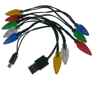 De Banco de potencia de carga de Cable de Cables Micro <span class=keywords><strong>tipo</strong></span> <span class=keywords><strong>c</strong></span> Cable USB de 8 pines Luz de Navidad <span class=keywords><strong>cargador</strong></span> de teléfono - Product Image 3
