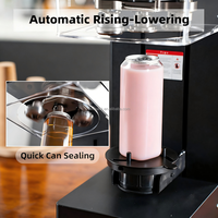 DEEPACK Machine de scellage de boîtes semi-automatique 3SFast pour boîtes de conserve de thon, scelleuse de canettes de soda, machine de mise en conserve pour boîtes en plastique