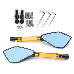 Accesorios Universales para Motocicletas, Espejo Retrovisor Lateral para Motocicletas y Scooters, Espejos para Motocicletas con 6 Colores - Product Image 5