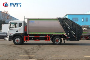 Camion Compacteur de Déchets Dongfeng Fiable, Véhicule de Compression de Déchets Multi-Cube - Product Image 3