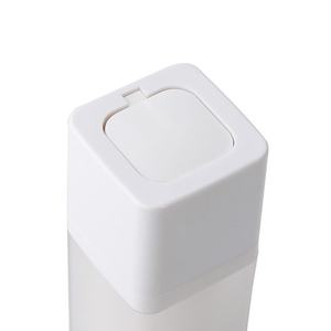 Nouvelle bouteille cosmétique sans air à pompe rotative de 15 ml, 30 ml, 50 ml, transparente, double couche, épaissie, carrée, vide, pour lotion - Product Image 5