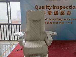 Housse en cuir pour chaises de pédicure personnalisée avec bol en verre bain de pieds réglable chaises de pédicure simples pas de plomberie - Product Image 4