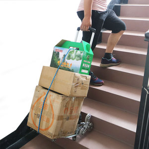 सीढ़ियों पर चढ़ने वाली गाड़ी 176 एलबी क्षमता फोल्डेबल हैंड ट्रक सीढ़ियों के लिए एडजस्टेबल हैंडल - Product Image 5