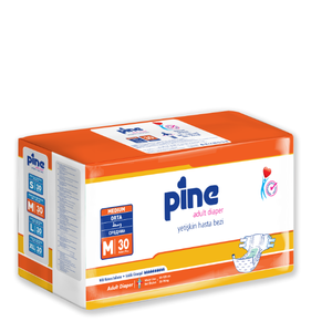 Pañales para Adultos Pine, Talla Mediana, 30 Unidades, Pantalones Desechables para Incontinencia para Personas Mayores, Absorbentes, Transpirables, Suaves, Paquete de 4 - Product Image 1