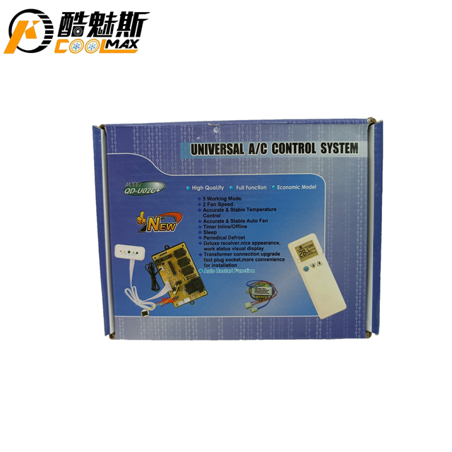 New QD-U02C+ Universal A/C Control System Kit Split Air Conditioner Home Use Air Conditioner Control Board PCB Remote Controller