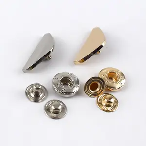 MeeTee KY647 Alloy Snap Buttons Press Studs Fastener Buckle for Coat Down Jacket Decorative Button Sewing Leather Accessories